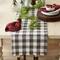 DII® 72" Heavyweight Check Fringed Table Runner